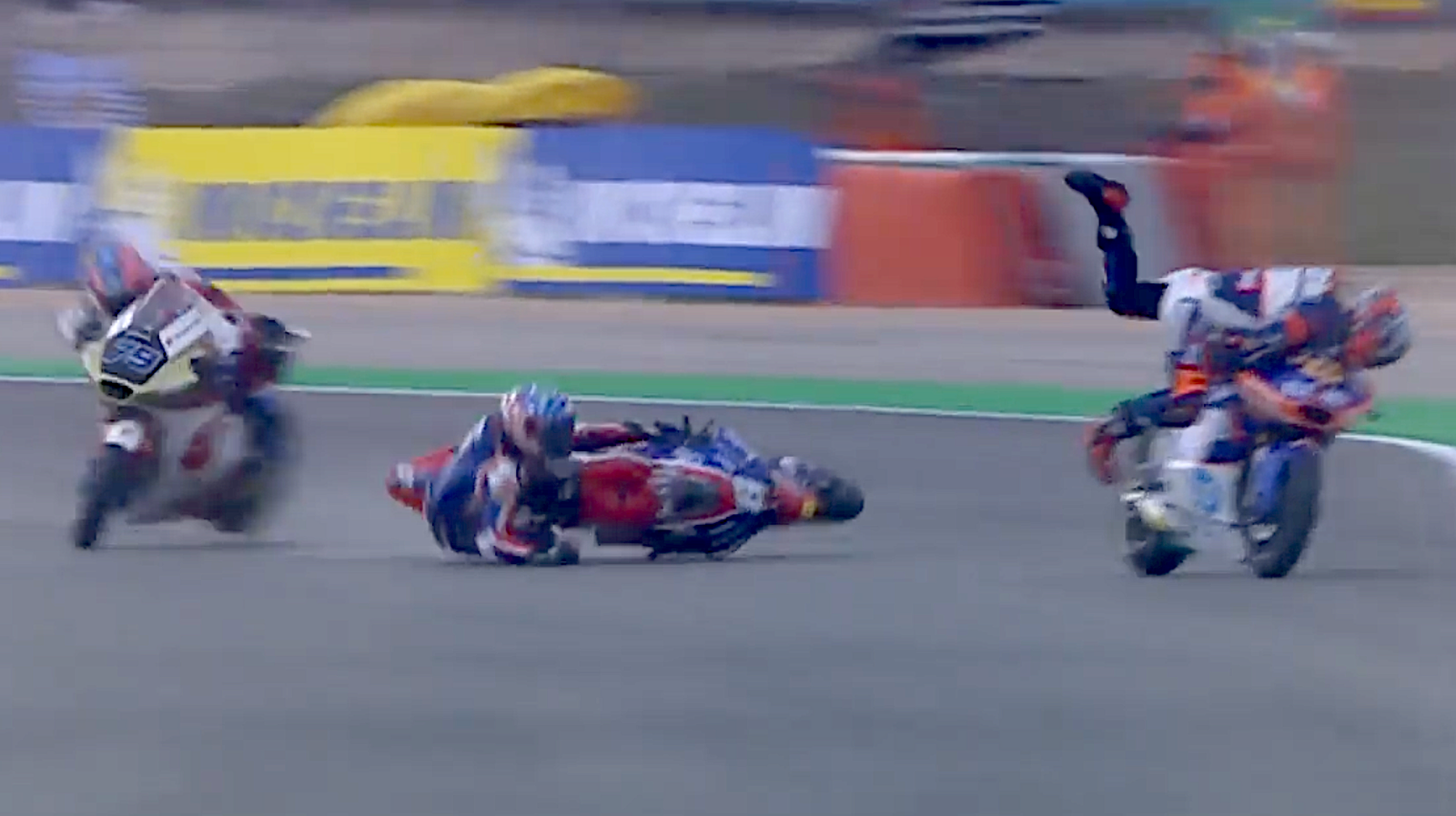 Aron Canet, Cameron Beaubier, Ai Ogura - Portimao, Moto2